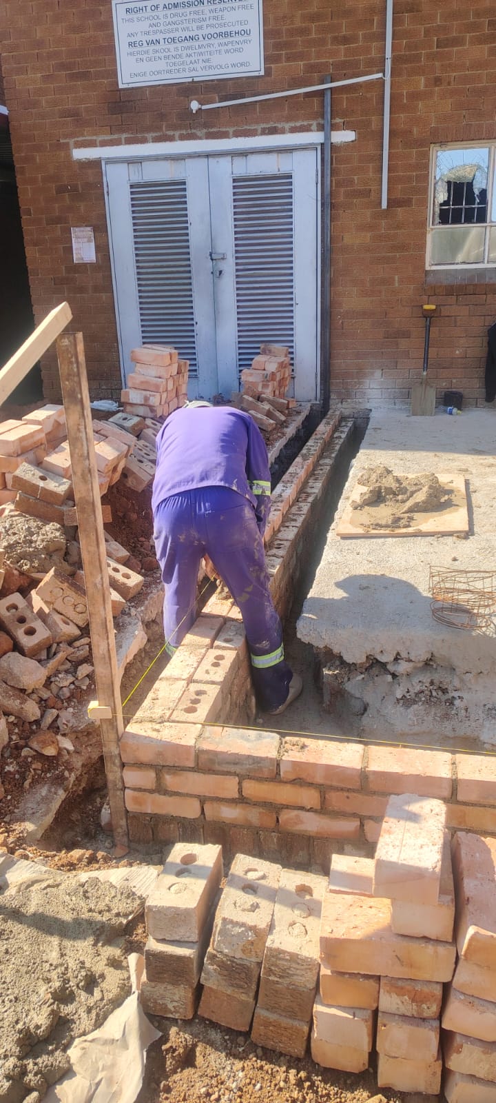 On-site restoration and waterproofing work in Gauteng