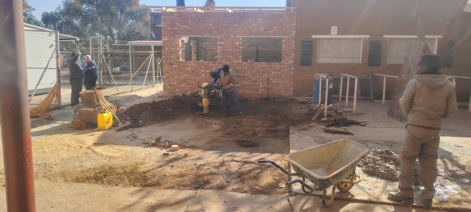 AB Restorations project in progress on a Gauteng home