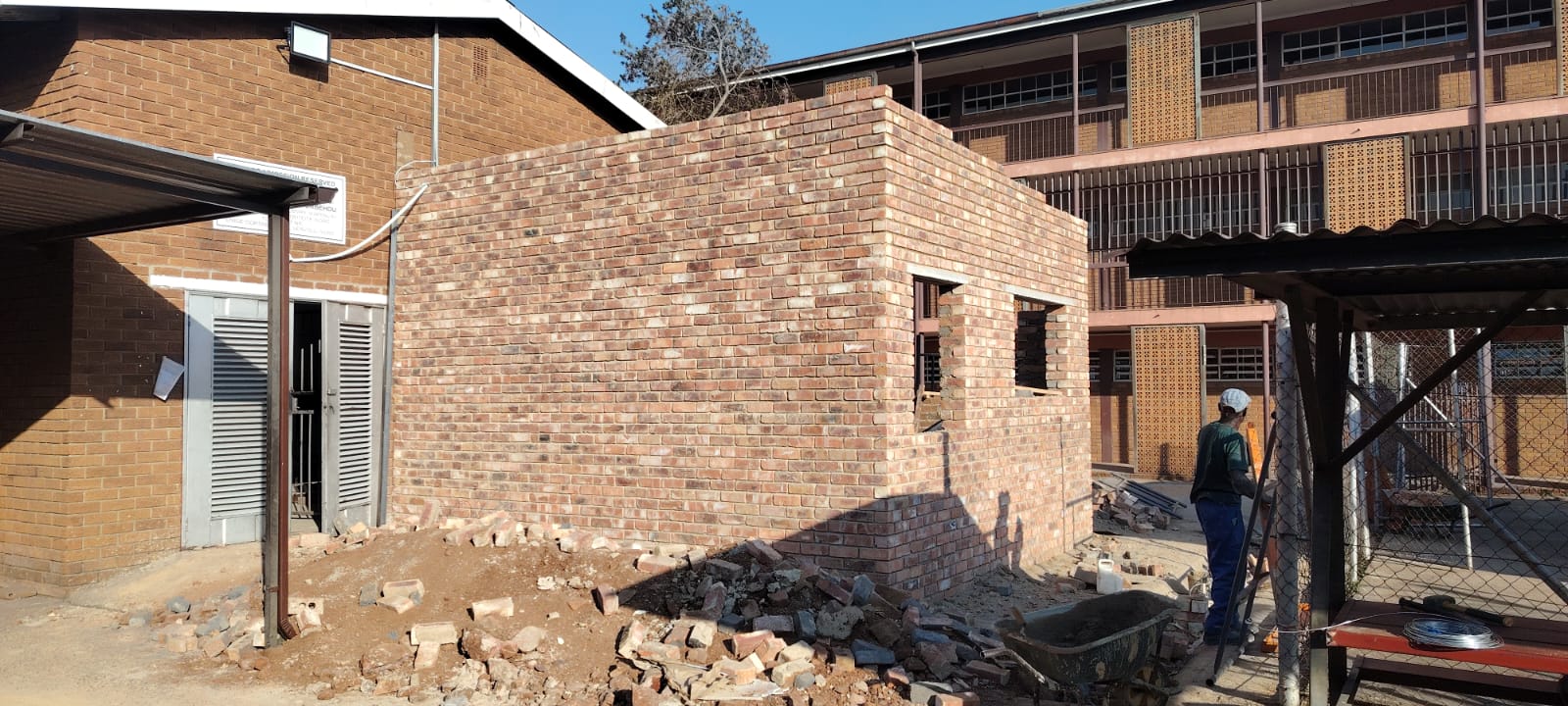 AB Restorations team mid-project on a Gauteng site