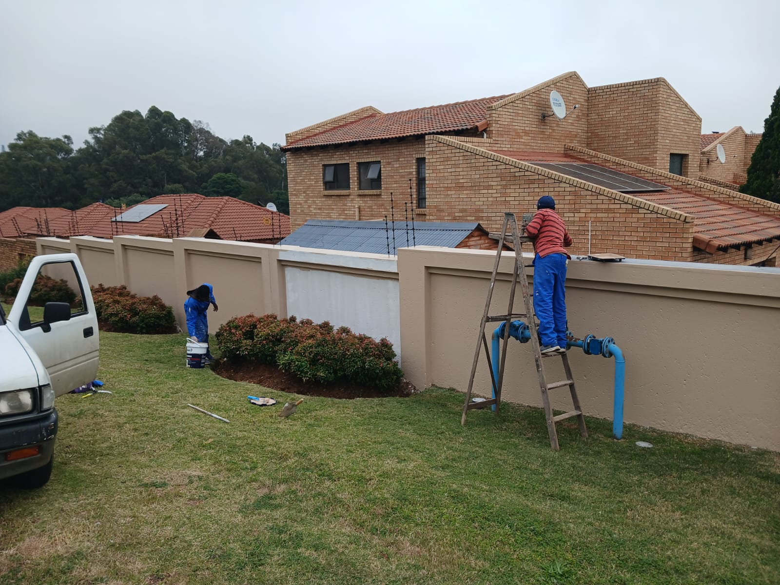 AB Restorations team mid-project on a Gauteng site